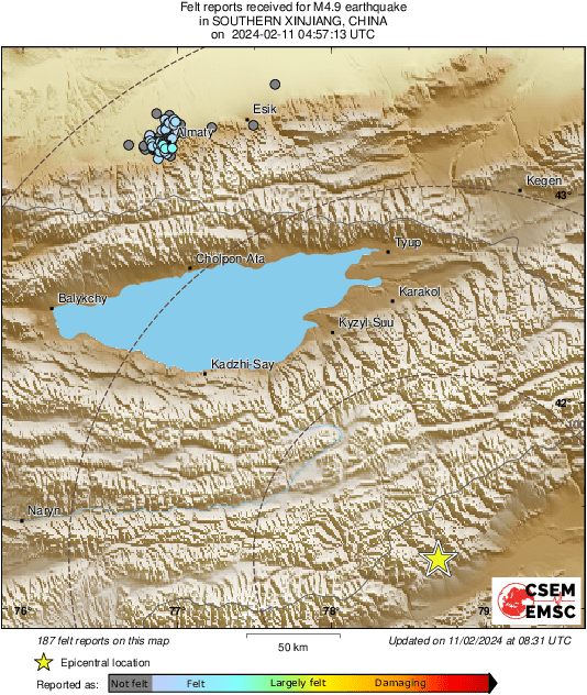 intensity map